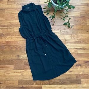 Black Sleeveless Button Down Mossimo Dress